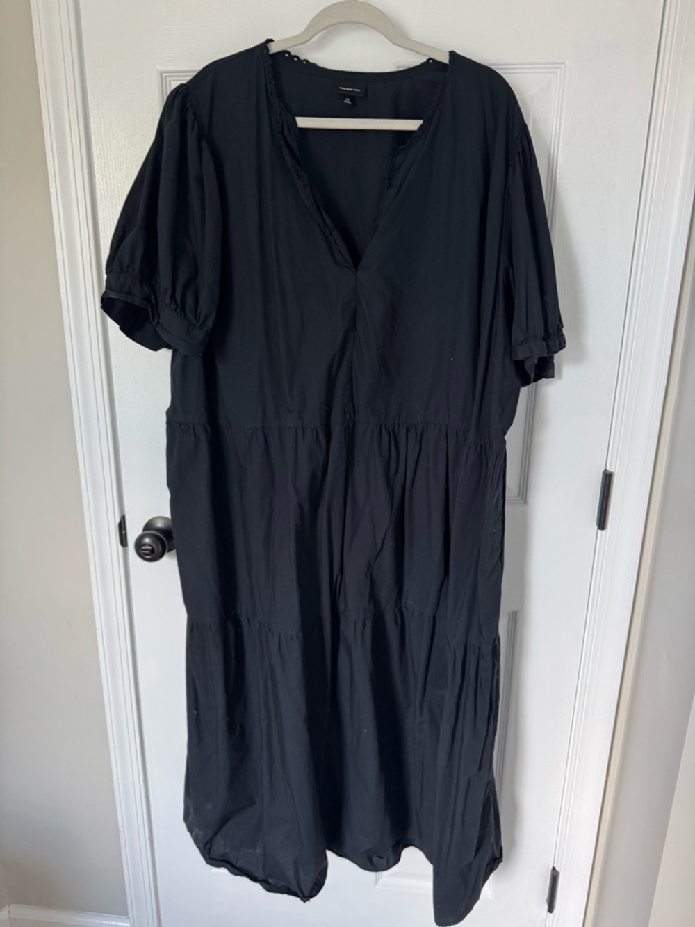 Who What Wear Black Branded Neck Label